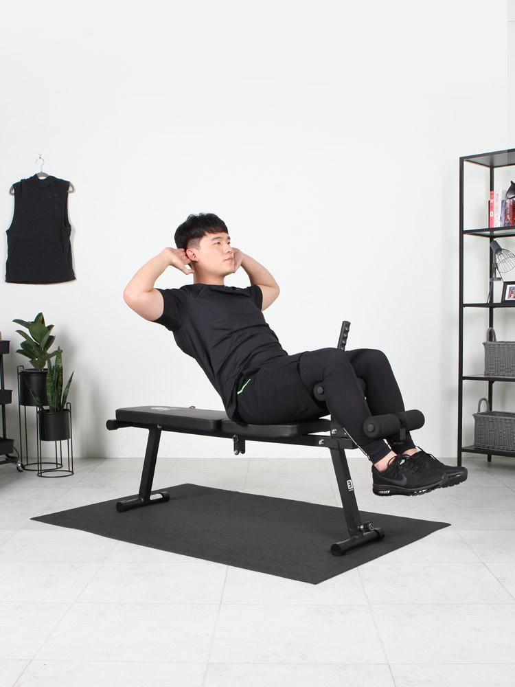 반석스포츠 비스펙 싯업벤치 접이식 윗몸일으키기 복근운동 기구 복부운동 뱃살제거 각도조절 평벤치