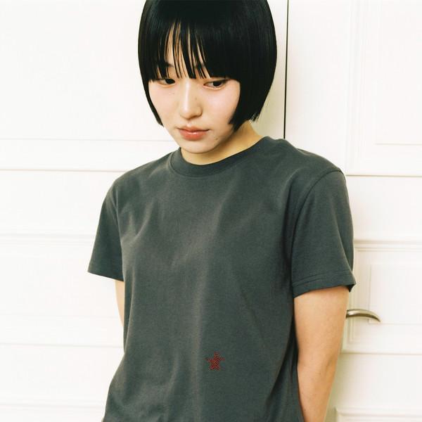 Twister Star Angel Tee -  Charcoal