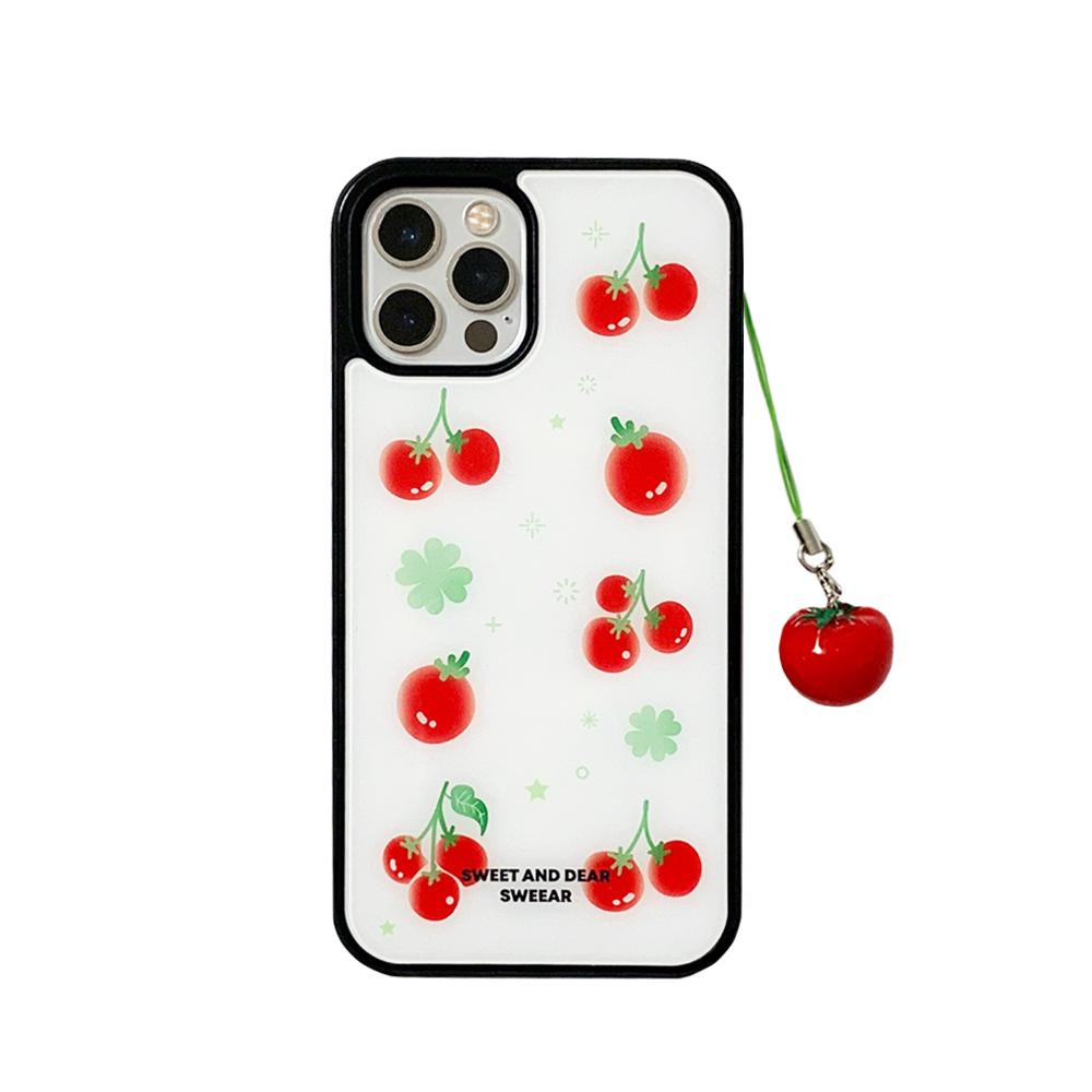CHERRY TOMATO GLASS CASE (+키링추가)