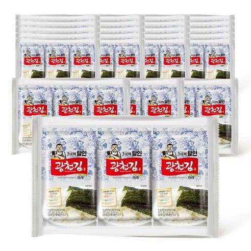 광천김 3대째 달인 파래 도시락김, 4g, 72개 - 도시락김 | 쿠팡