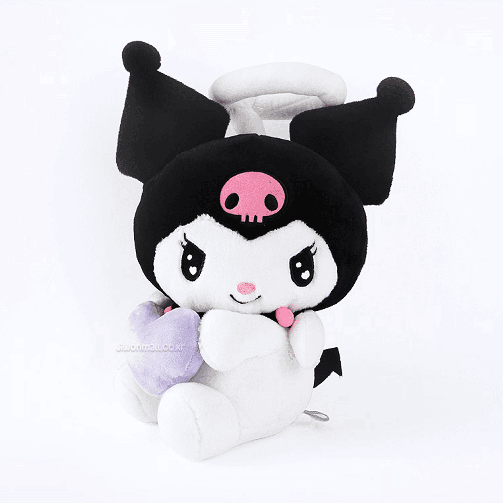 산리오 쿠로미 하트 엔젤 인형 중형 [정식제품]