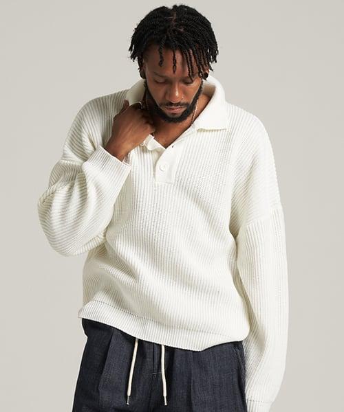 테네르(TENER)  와플 카라니트 화이트 - 사이즈 & 후기 | 무신사