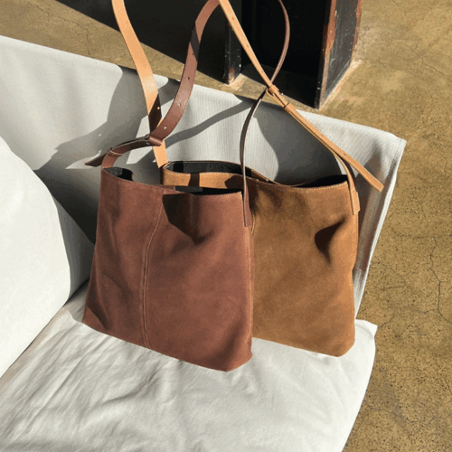 [merci] 스웨이드 백 2color