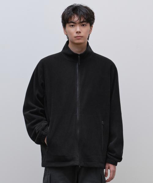 에센셜 폴라 플리스 하이넥 재킷 [블랙]
