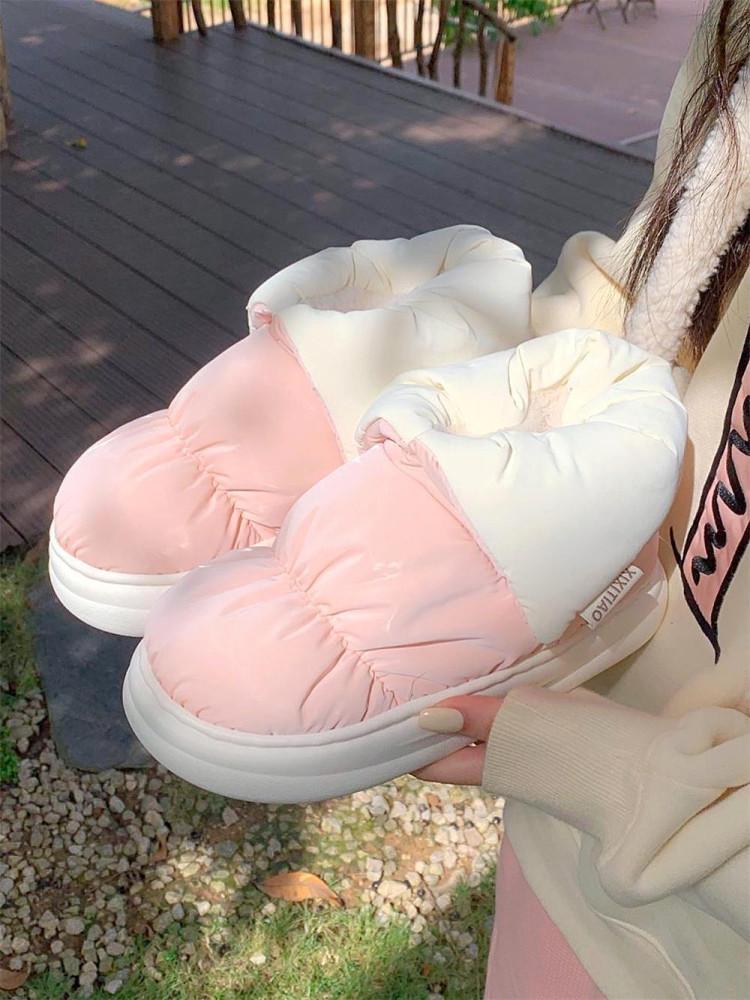 수심 Pastel Padding Boots(3 color) 파스텔 패딩 부츠 겨울 야외