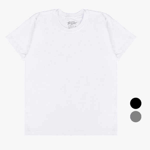 [포스케] 세미오버핏 프리미엄100 무지 반팔티 (3컬러)