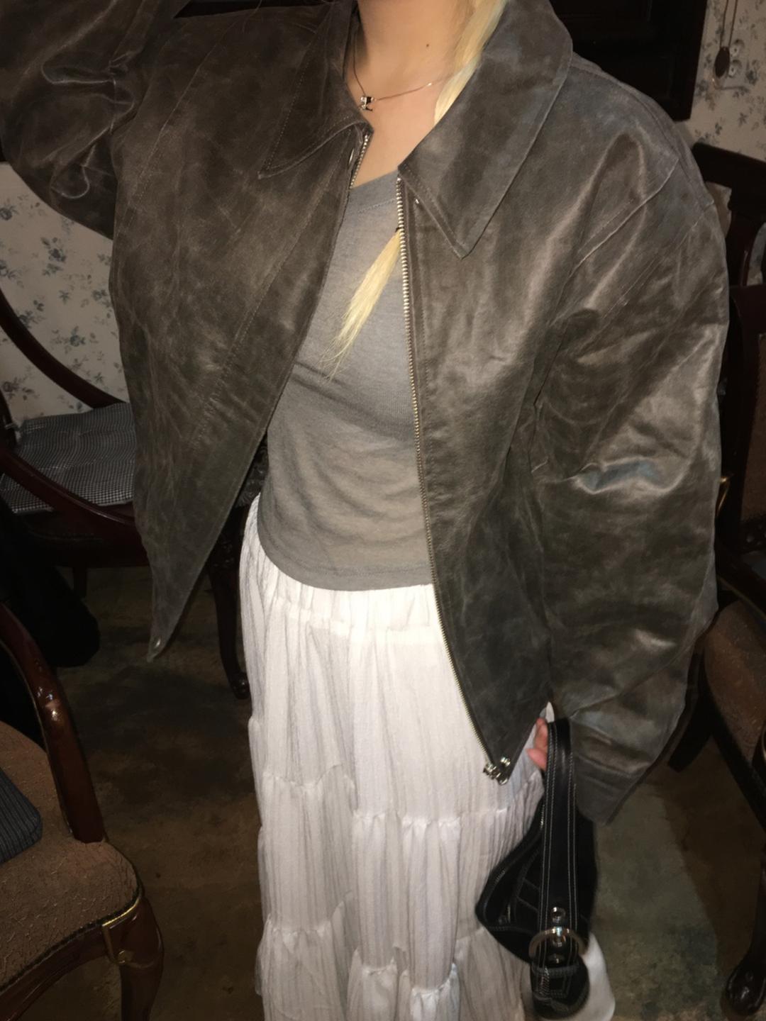 paper leather jacket