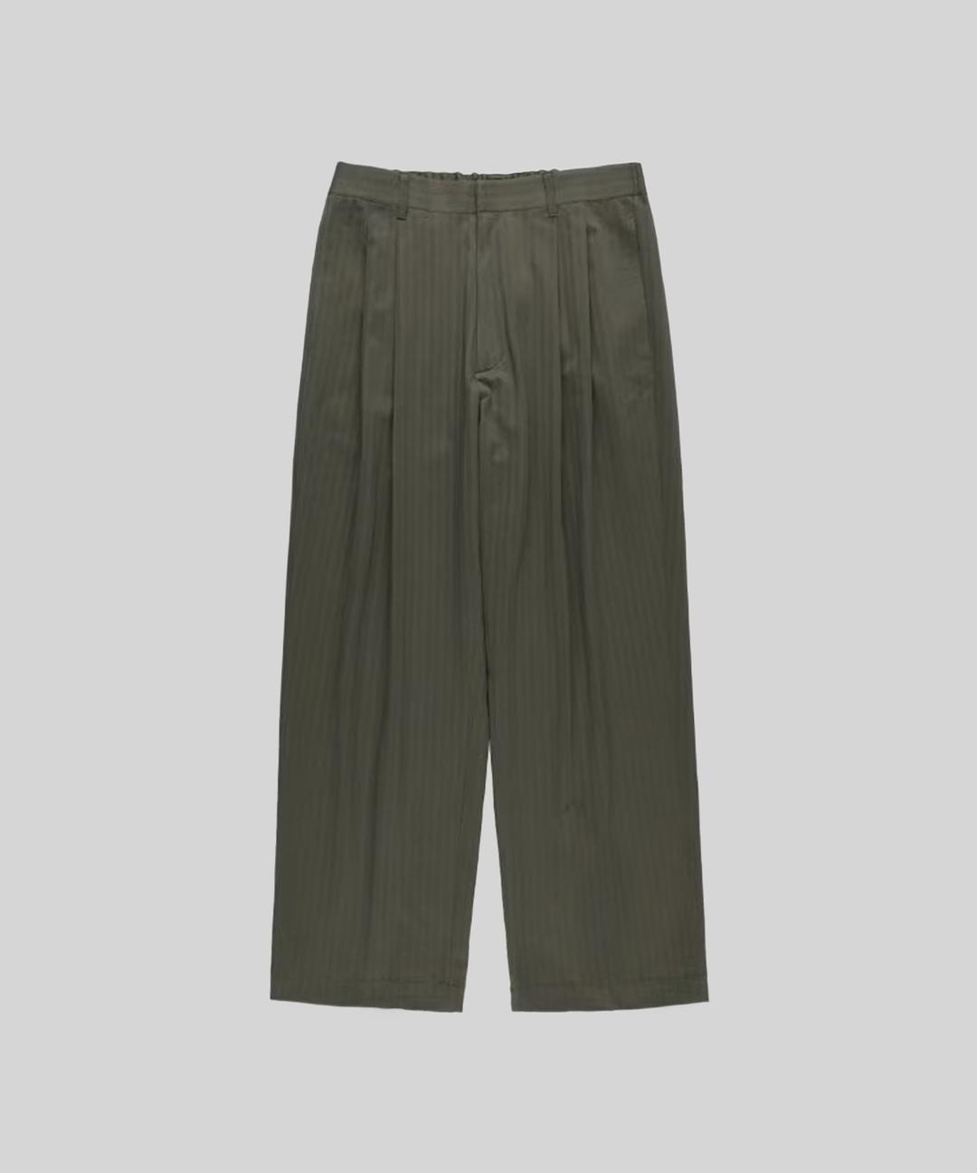 36G Herringbone Trousers (Khaki)