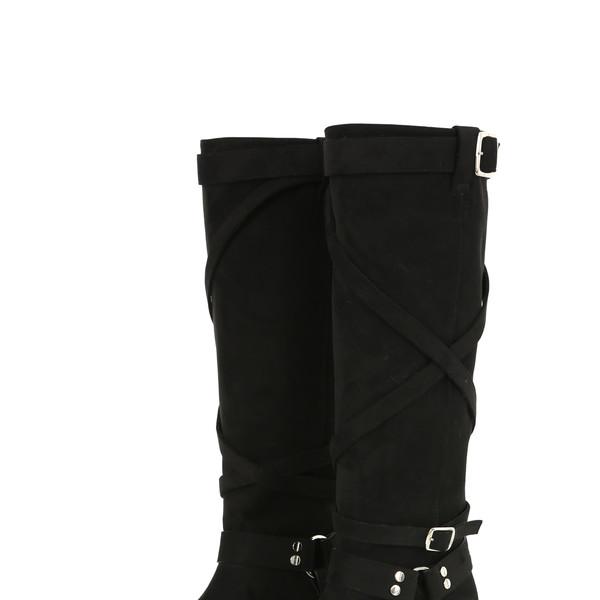 MULTI SUEDE BOOTS (BLACK)