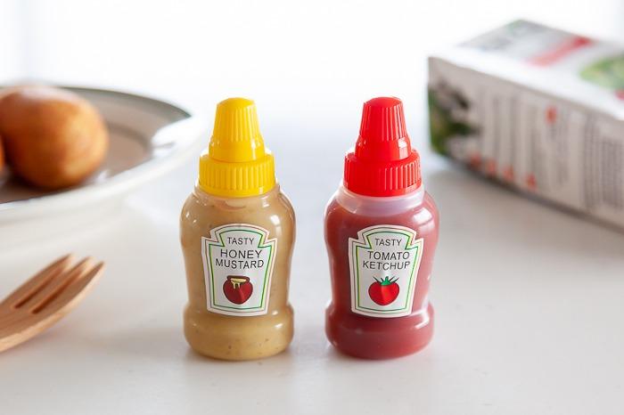 미니 케찹 허니 머스타드 소스병 2P