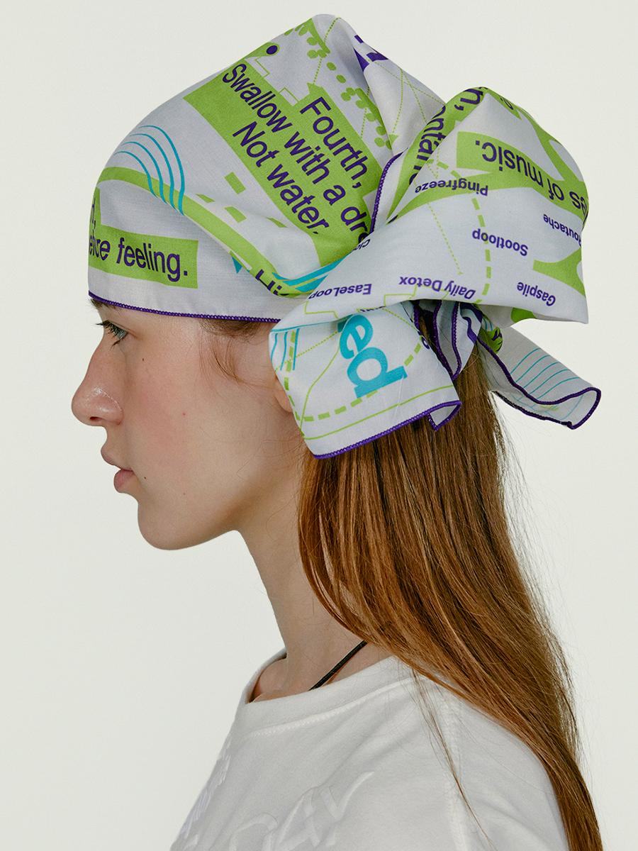 Password Bandana White