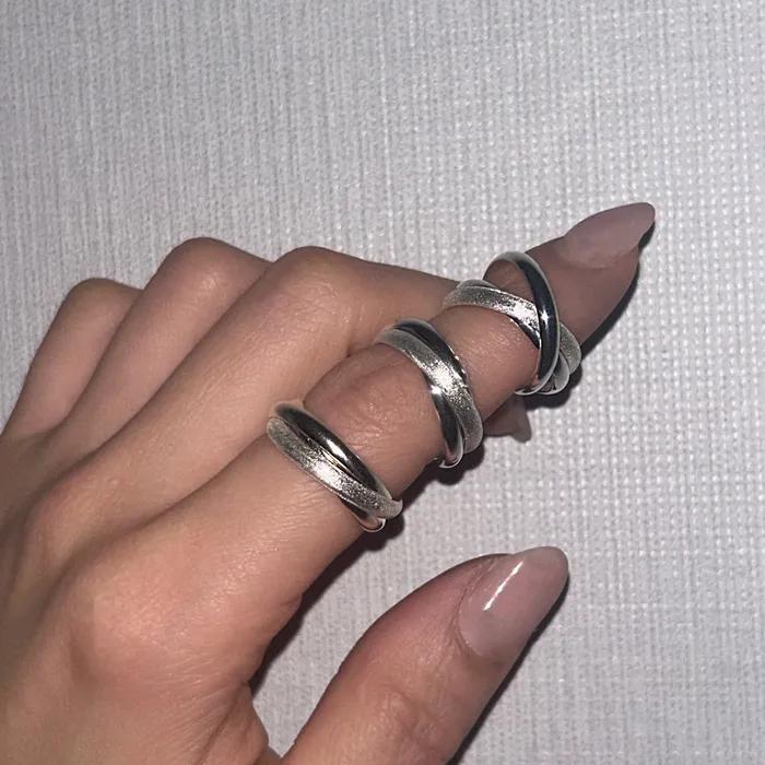 Triple sliding ring