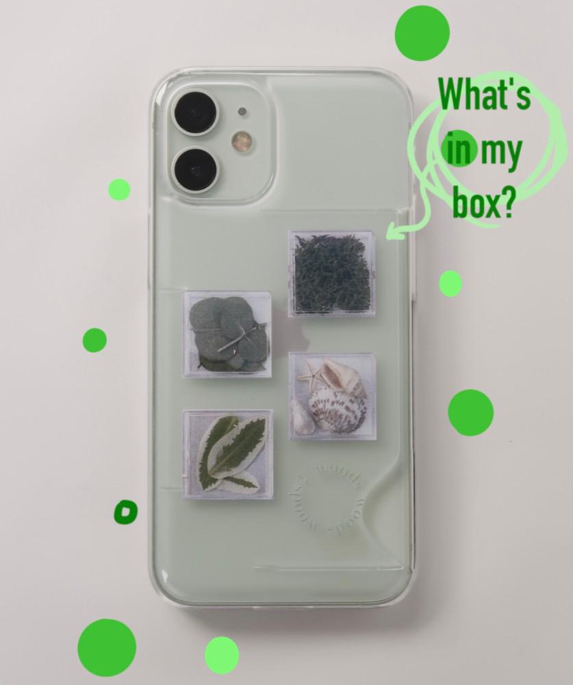 Whats in my box phone case 01.Green_ Card case