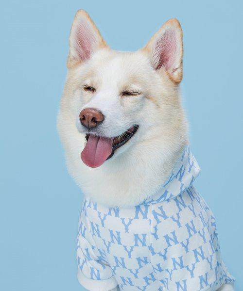 PET 모노그램 후드 NY (WHITE)