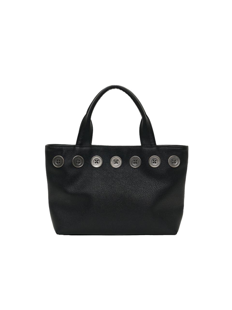 [3/11 예약배송] Sunday Tote Bag (button wide)(black)