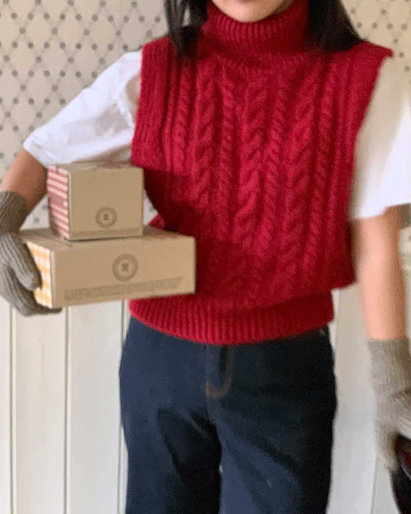 디어 베스트 폴라knit ( 4color )