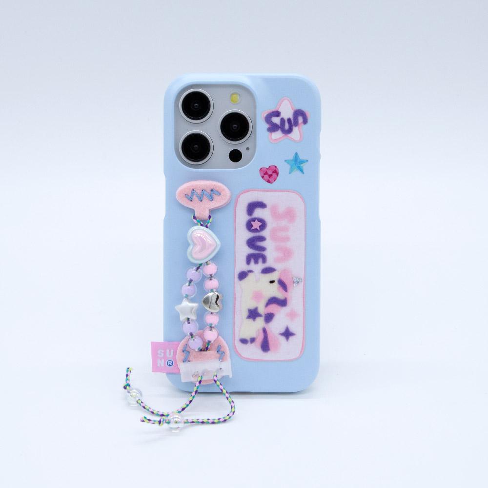 SUN CASE UNICON BEADS BLUE