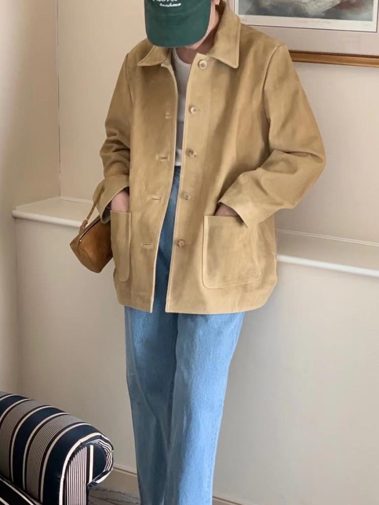 가브리엘 80 스웨이드 자켓 (2color)