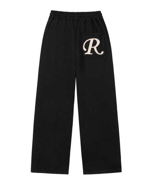 Applique R Pocket Jogger - Black