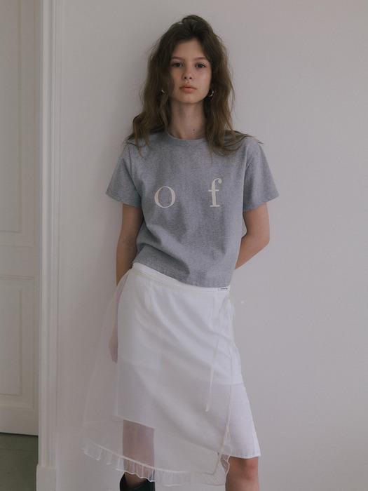 OF LOGO T-SHIRT_GREY