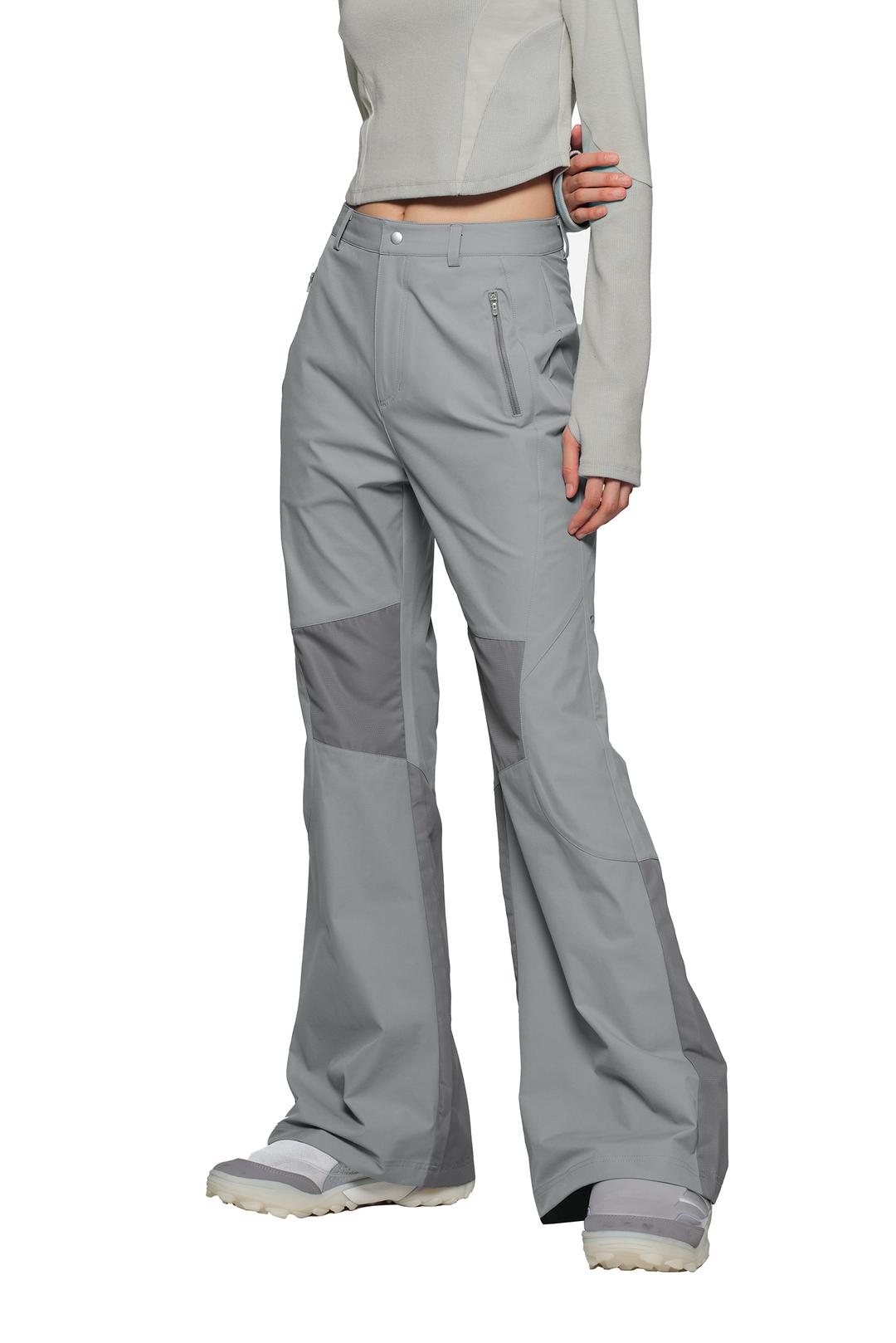 BOOTS CUT PANTS - LIGHT GRAY