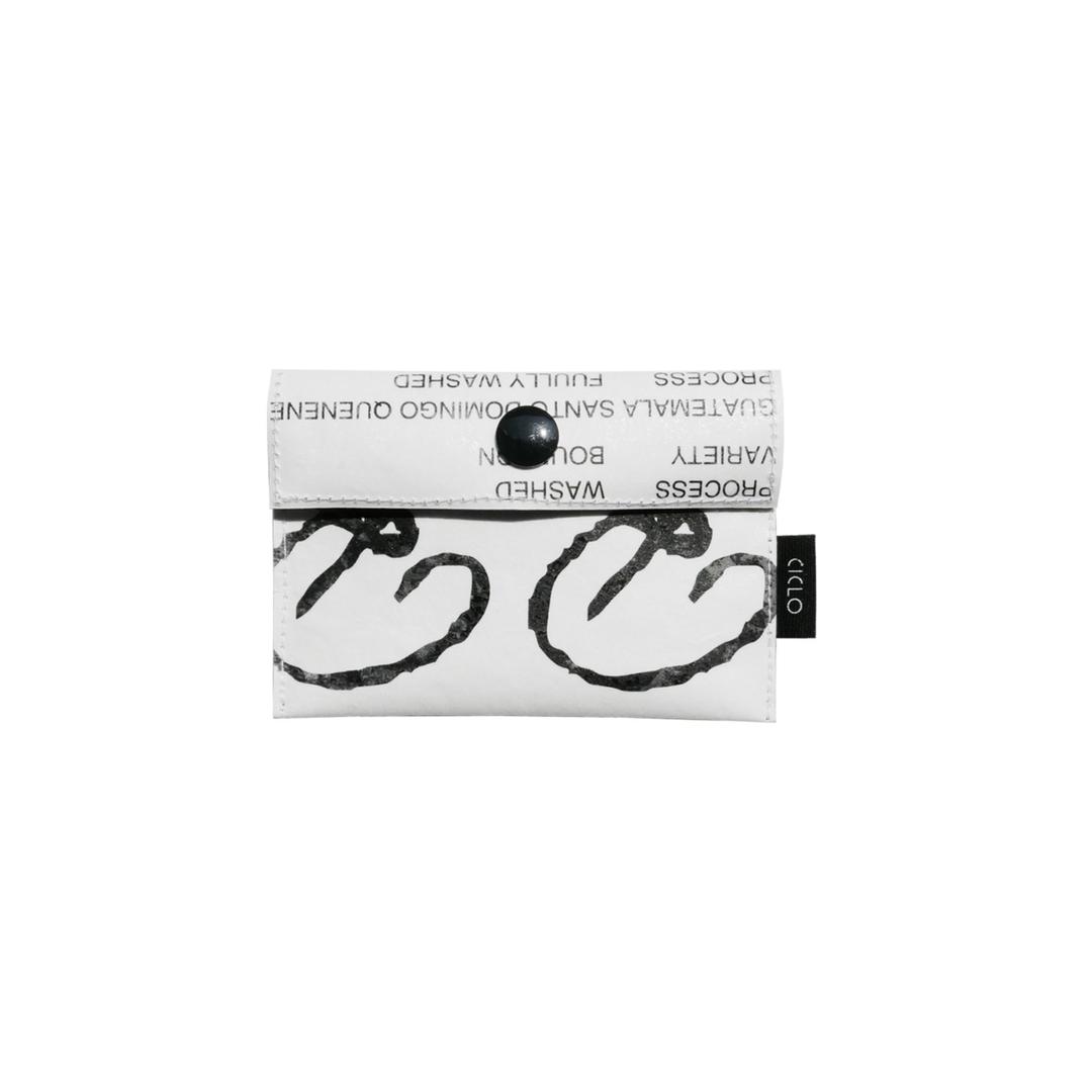 CARD WALLET - A WHITE (ROUGH ROASTER)