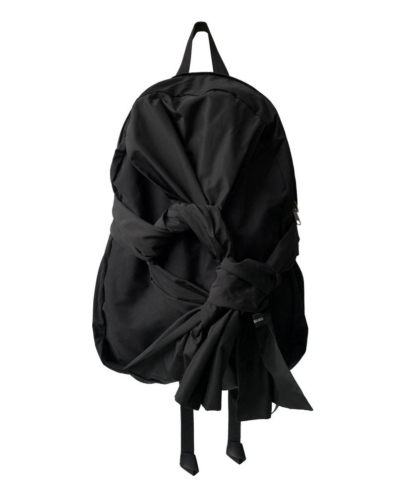 이우가마카라스 백팩 Knotted Backpack Black