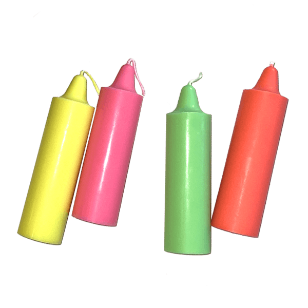 (YCC) Neon Pilar Candle