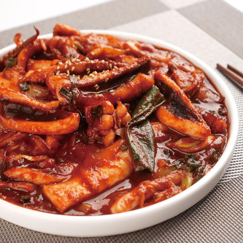 밀스온 팔당 매운 오징어 볶음 불 오징어 400g / 양념 쭈꾸미볶음 오동주꾸미 300g