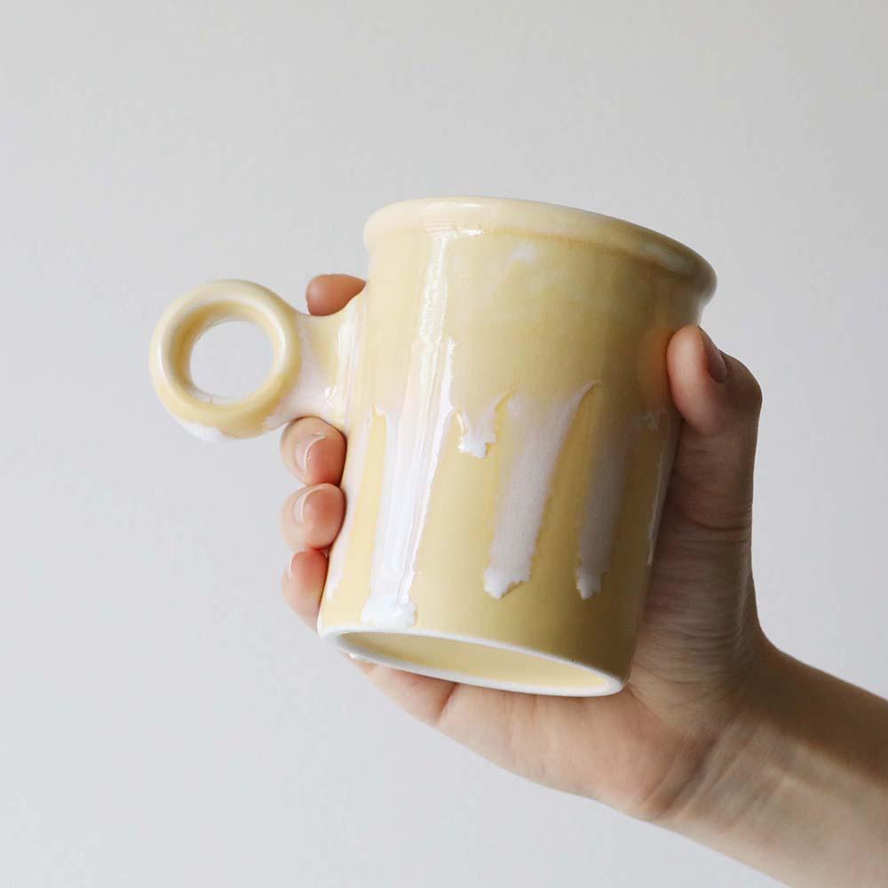 Helen Line Ring Cup - Yellow