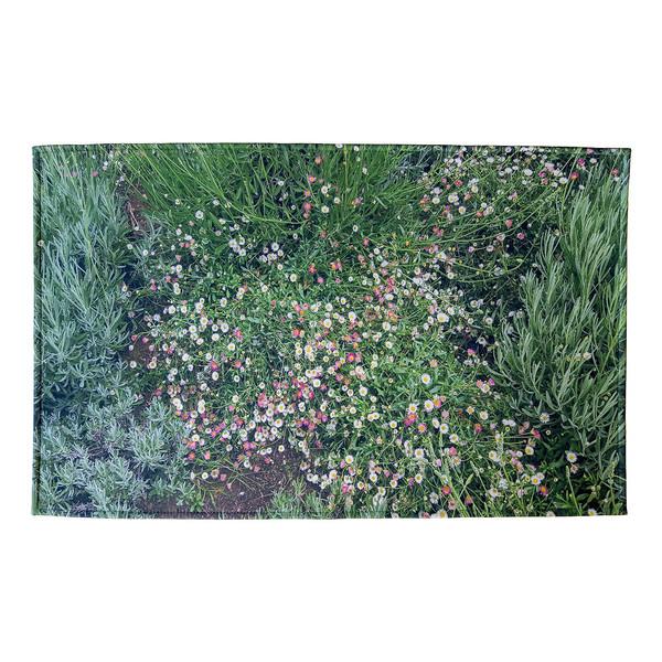 Flower garden, landscape rug