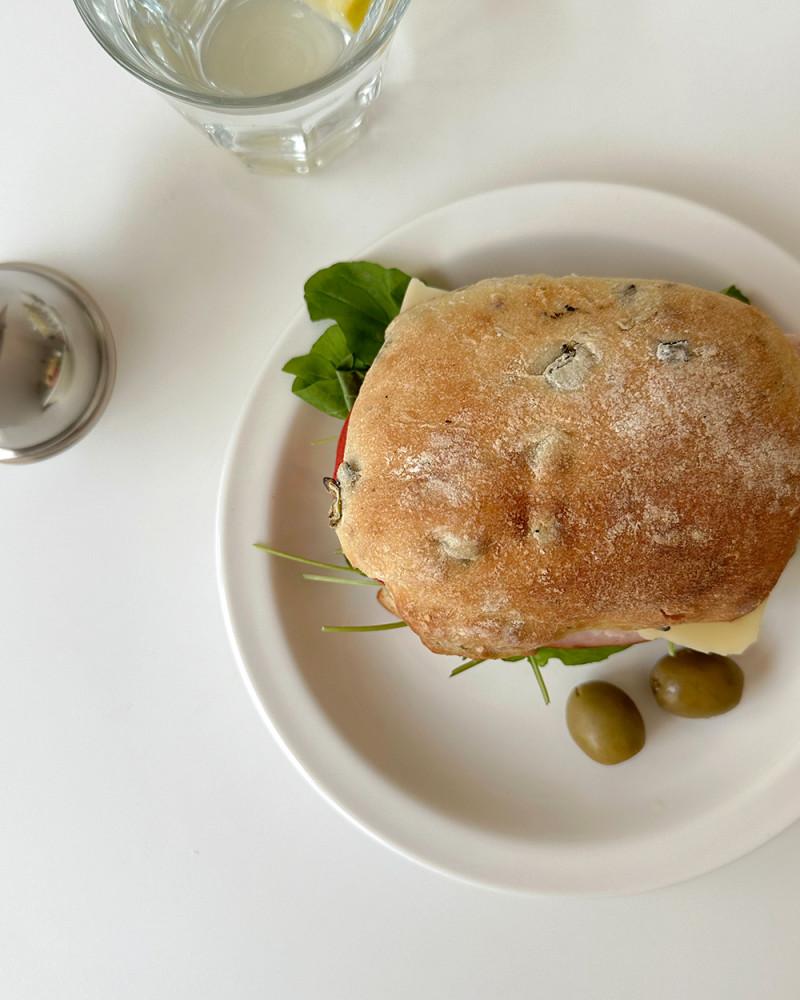 시라쿠스 뉴욕 원형 플레이트 홈카페 접시 S 16cm