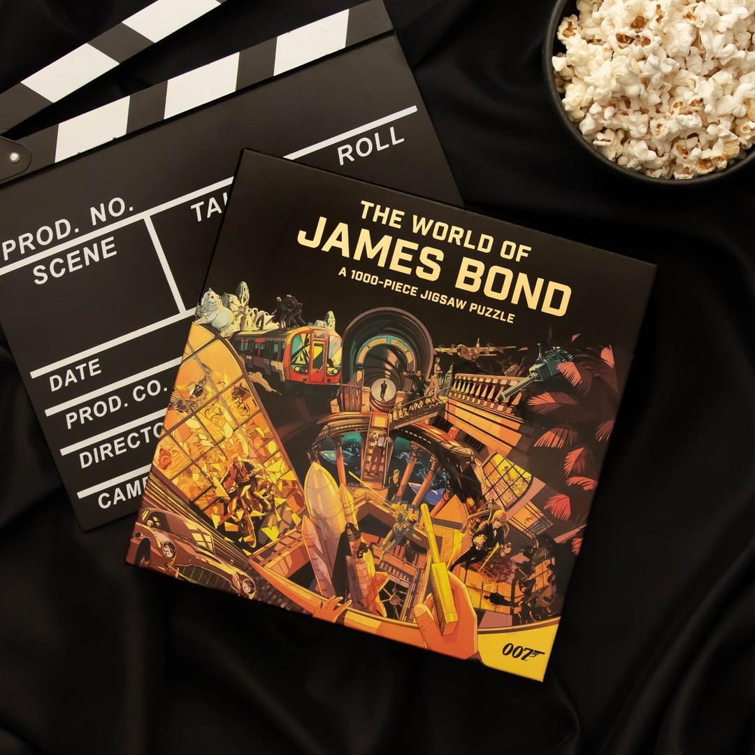 The World of James Bond 1000 Piece Jigsaw Puzzle - By Laurence King