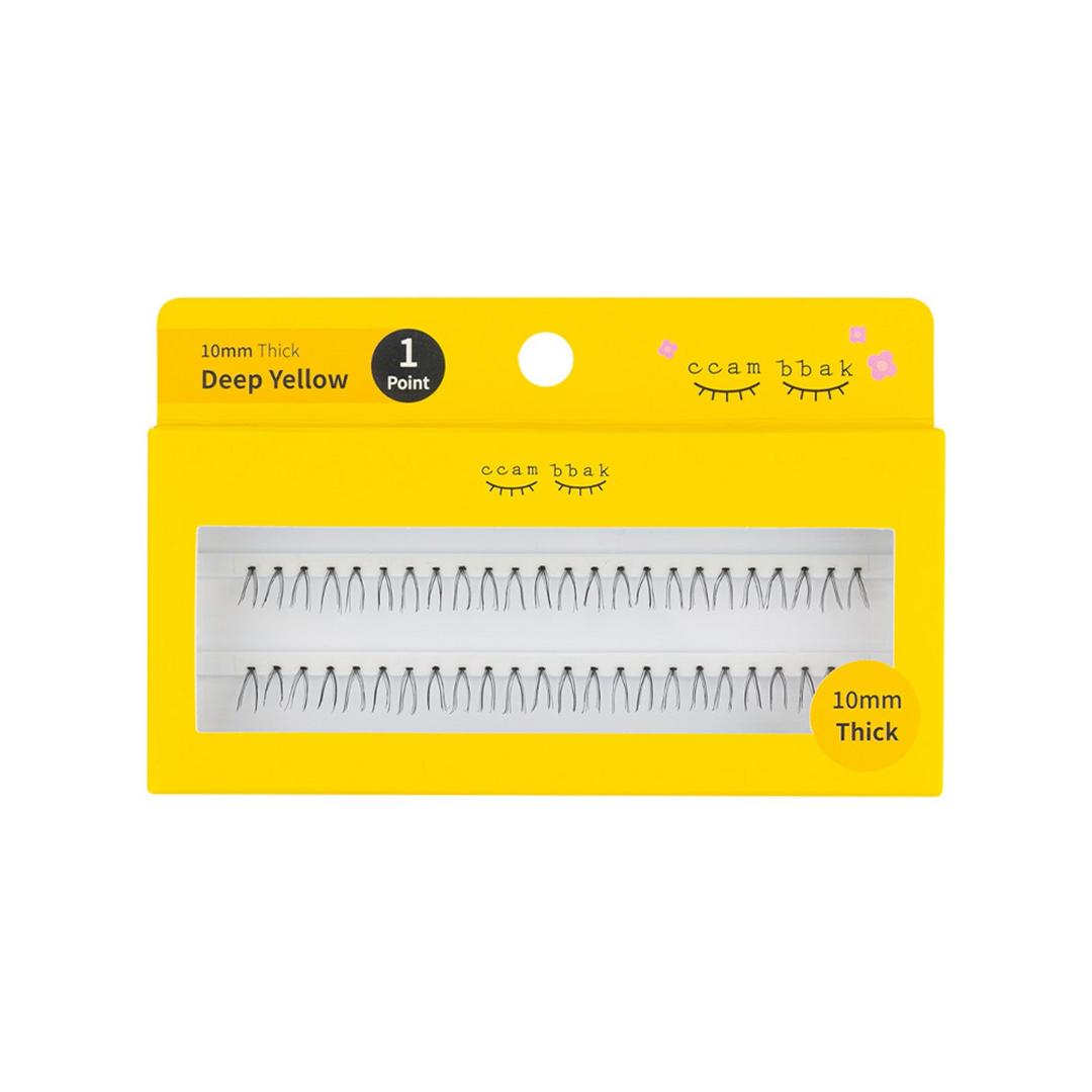 깜빡 인조 가닥속눈썹 패키지버전 10mm 띠크 1기둥, 띠크(블랙), 1개 - 속눈썹관리 소품 | 쿠팡