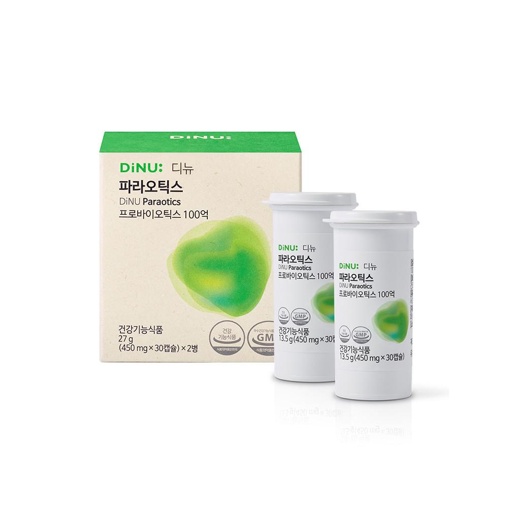 디뉴 파라오틱스 100억 유산균 파라 프로바이오틱스 (450mg x 60캡슐) 1박스 [원산지:국산(경기도 화성시)]