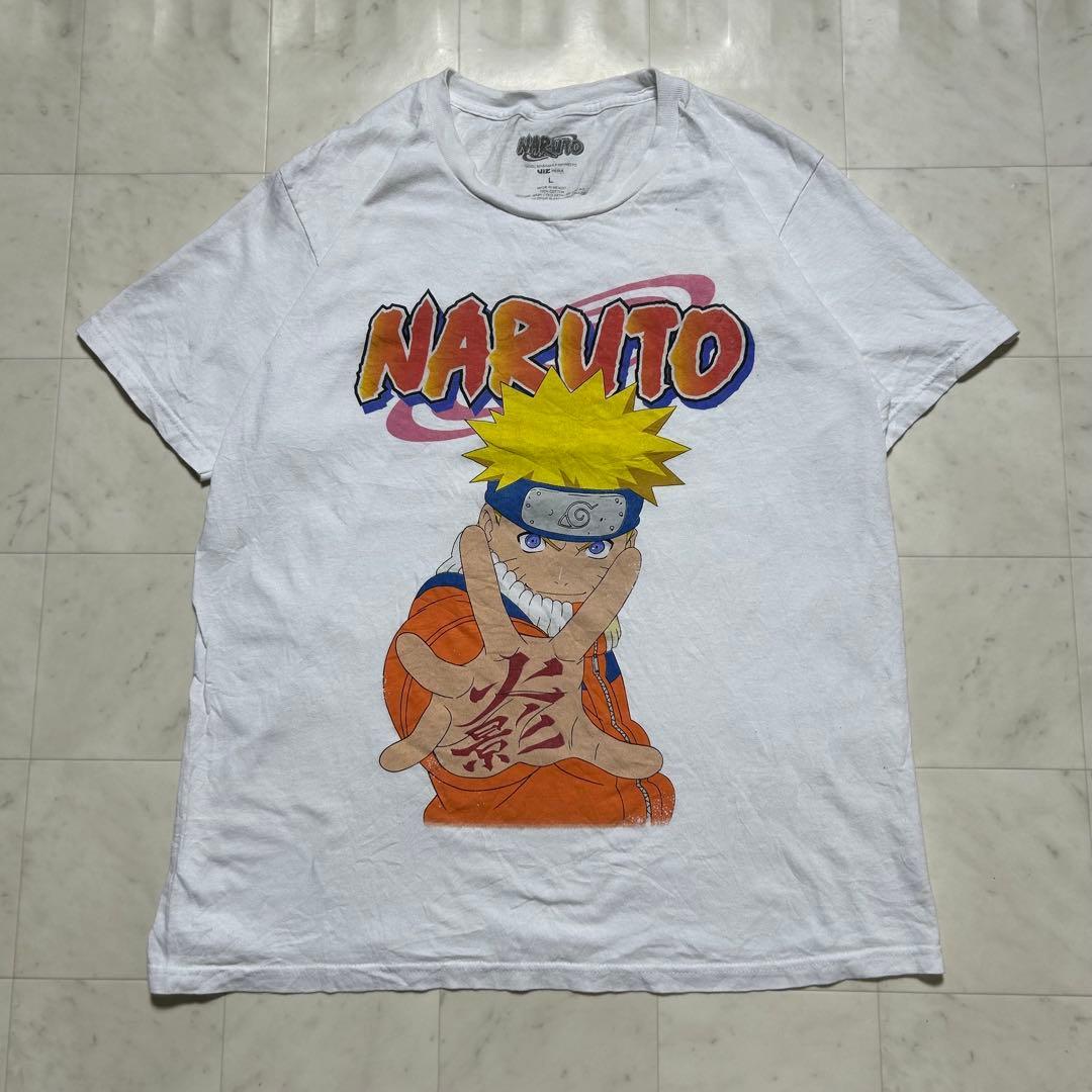 00s NARUTO 2002年製 Tシャツ NARUTO疾風伝 初期 少年期