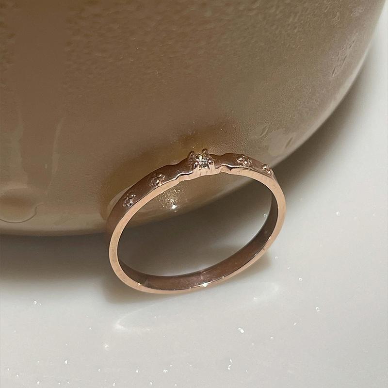 14K Cognac Flower R.