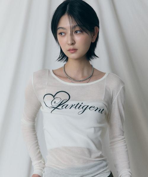 L17 LOGO SLIM T-SHIRT(WHITE)