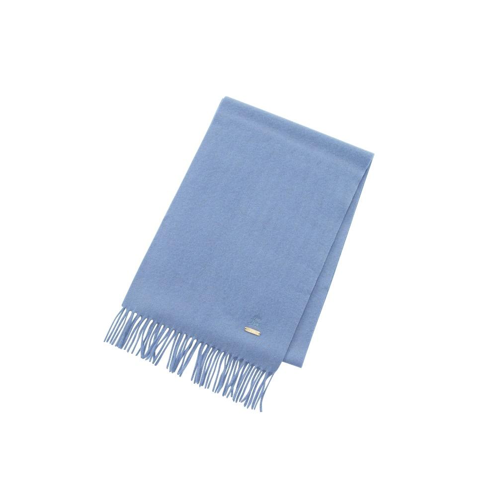 산양자수 금장 캐시미어 머플러 Blue