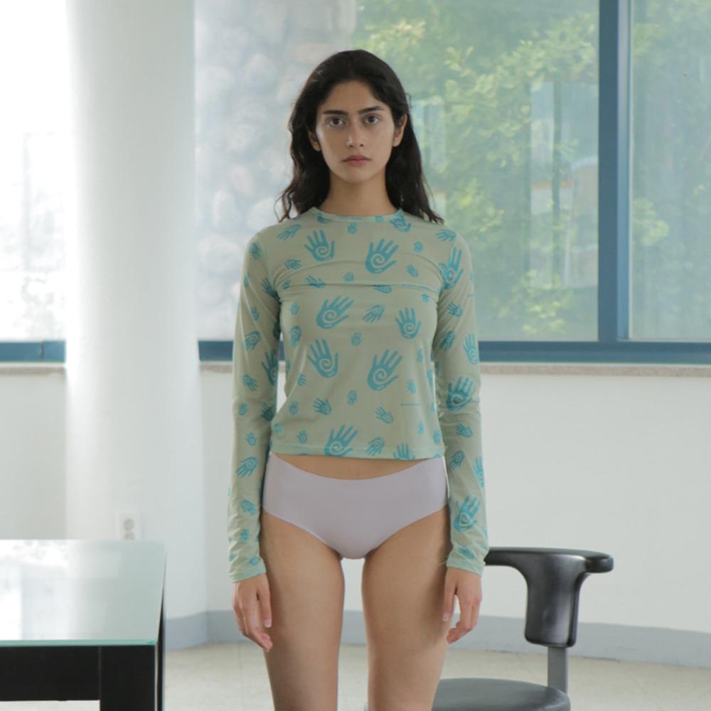 [MINERAL] Hands long sleeve (Melon)