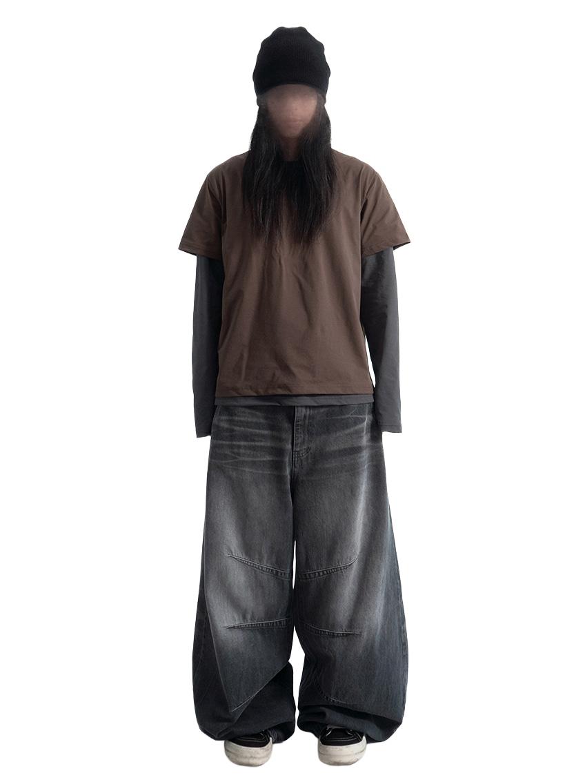 layer layerd long sleeve tee (2c)