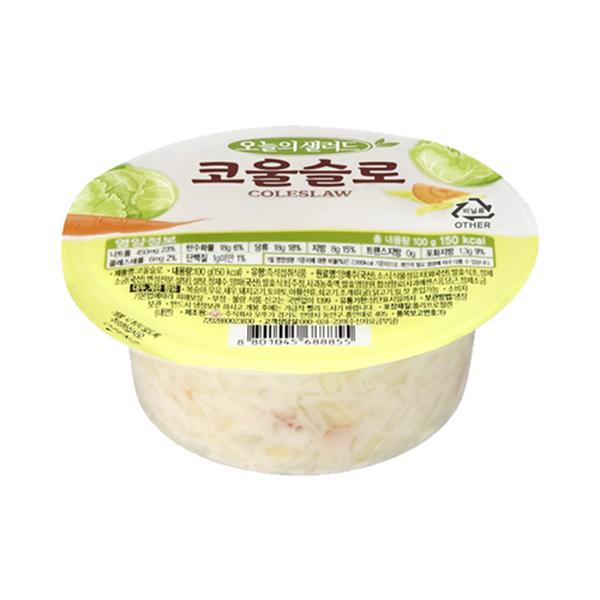 오뚜기 양배추 코울슬로 100g X18팩 냉장포장 미니샐러드