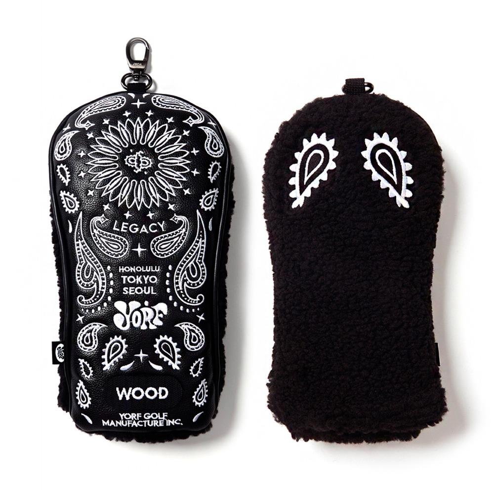 YORF PAISLEY BLACK HEAD COVER WOOD