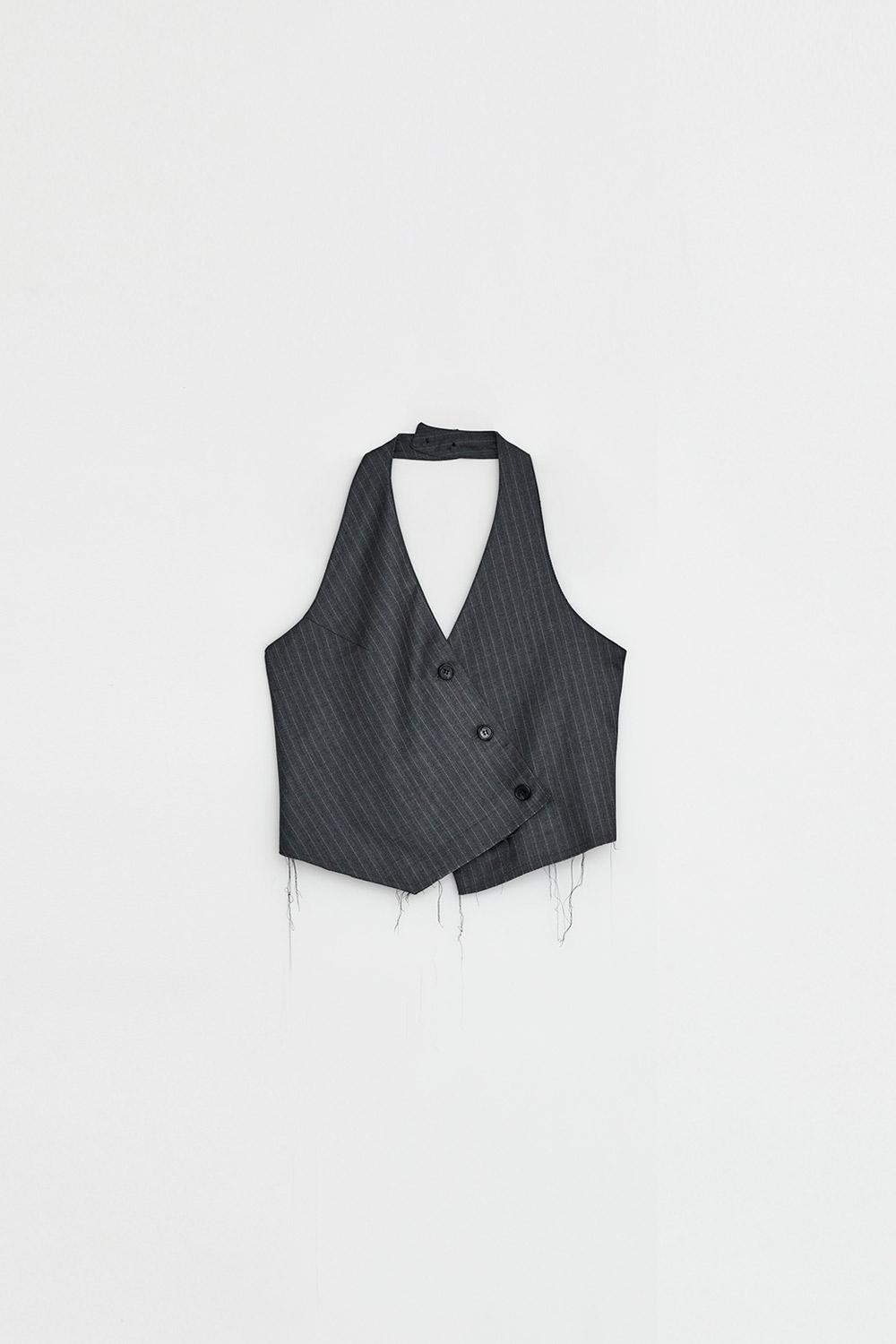 OFFSET HALTER VEST