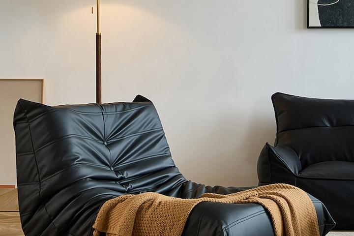 미니로제 주름소파 1인쇼파 거실 인테리어 편한소파 85cm