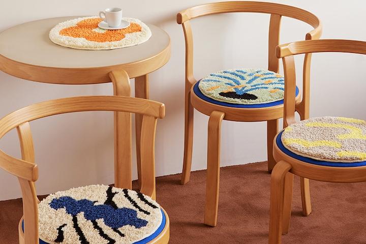 리틀띵스 원형러그 (4종)