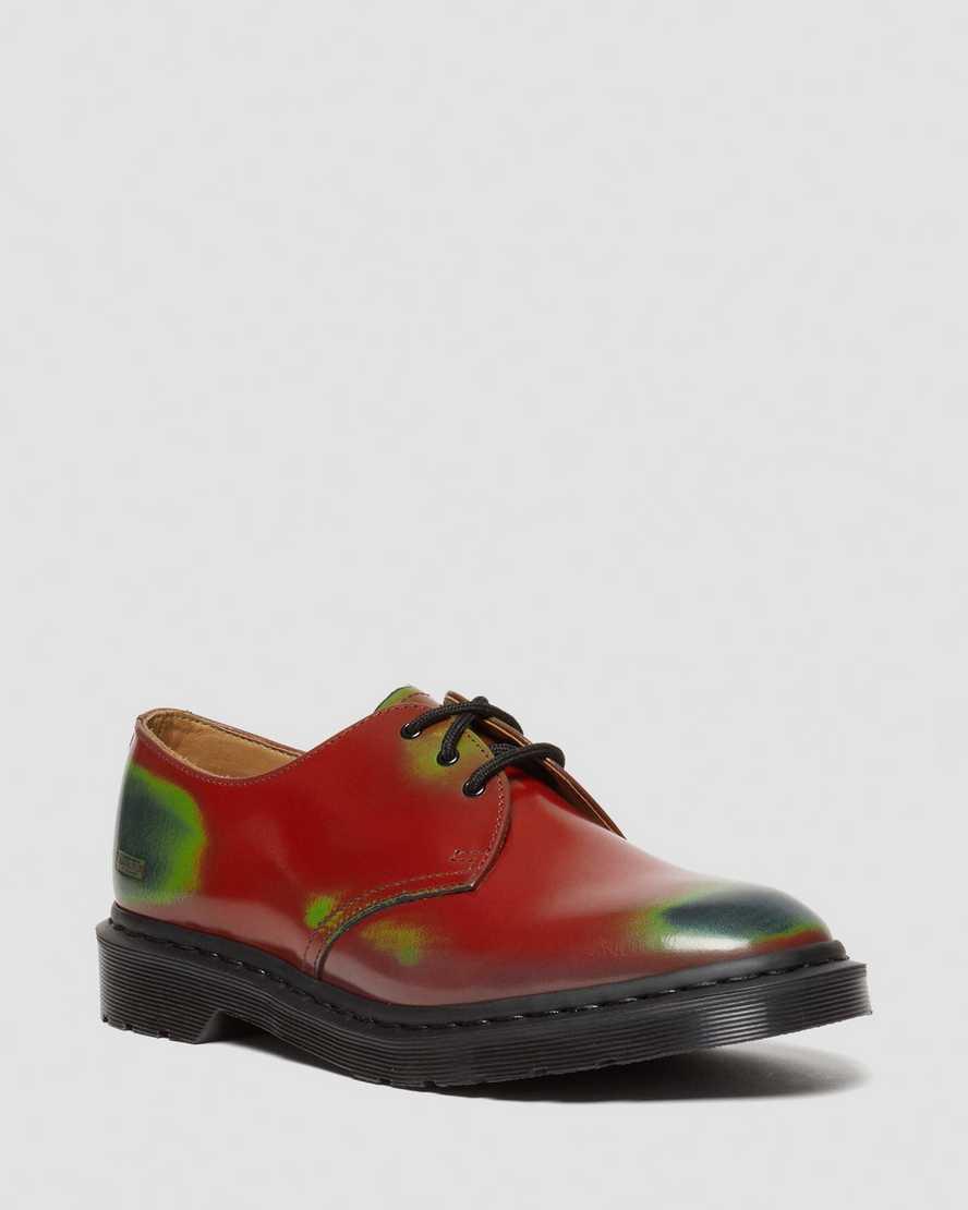 DR MARTENS CHAUSSURES 1461 SUPREME EN CUIR RUB OFF