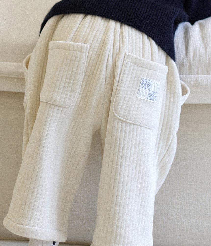 벨로아 팬츠 크림