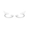 Ball wing ring twin set pearl white