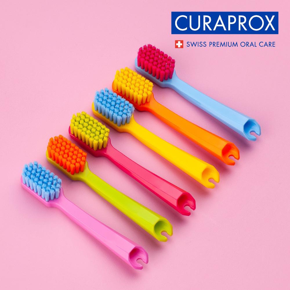 큐라덴 큐라프록스 CS5460 트래블세트 칫솔리필 부드러운 미세모 잇몸관리 휴대용칫솔 2p